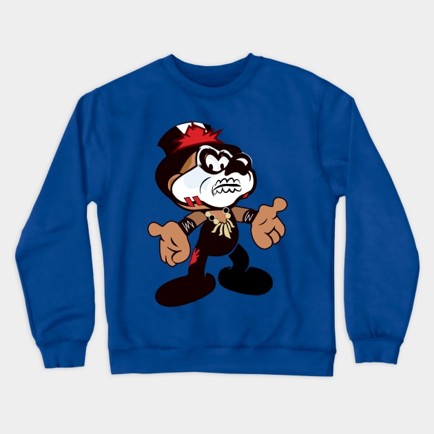 Papa Shango Smurf Mashup Crewneck Sweatshirt by Gimmickbydesign